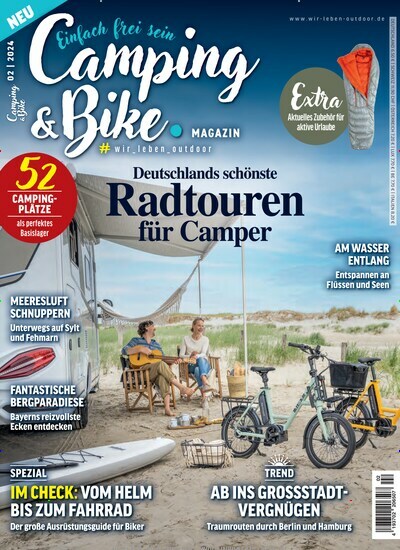 Titelbild der Ausgabe 2/2024 von Camping & More. Diese Zeitschrift und viele weitere Automagazine und Motorradzeitschriften als Abo oder epaper bei United Kiosk online kaufen.