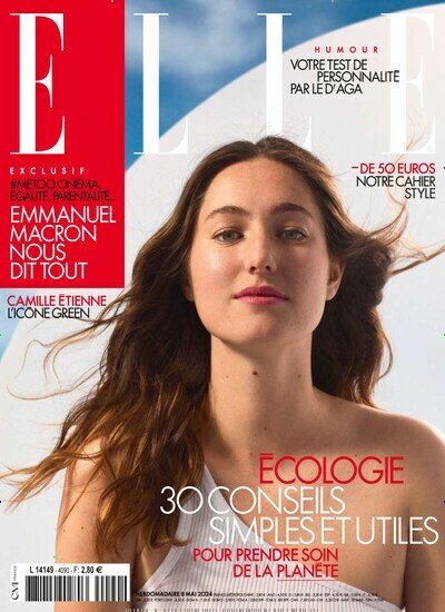 Titelbild der Ausgabe 92/2024 von Elle Frankreich. Diese Zeitschrift und viele weitere Frauenzeitschriften als Abo oder epaper bei United Kiosk online kaufen.